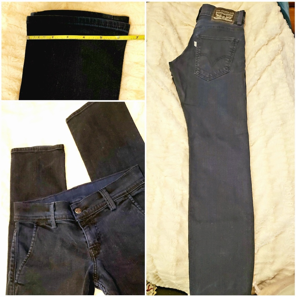 Levi's Stauss straight leg skinny jeans